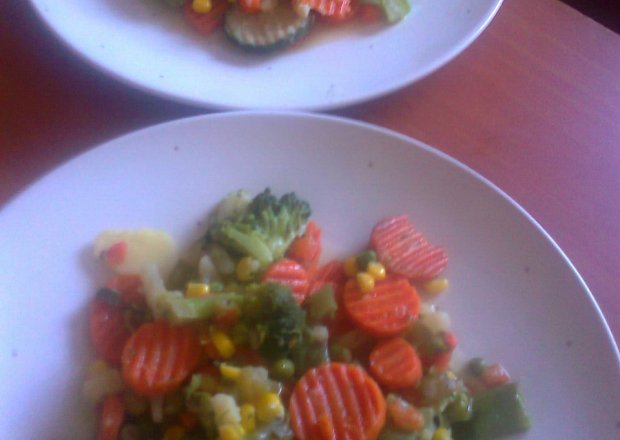 Fotografia przedstawiająca warzywny mix do obiadu