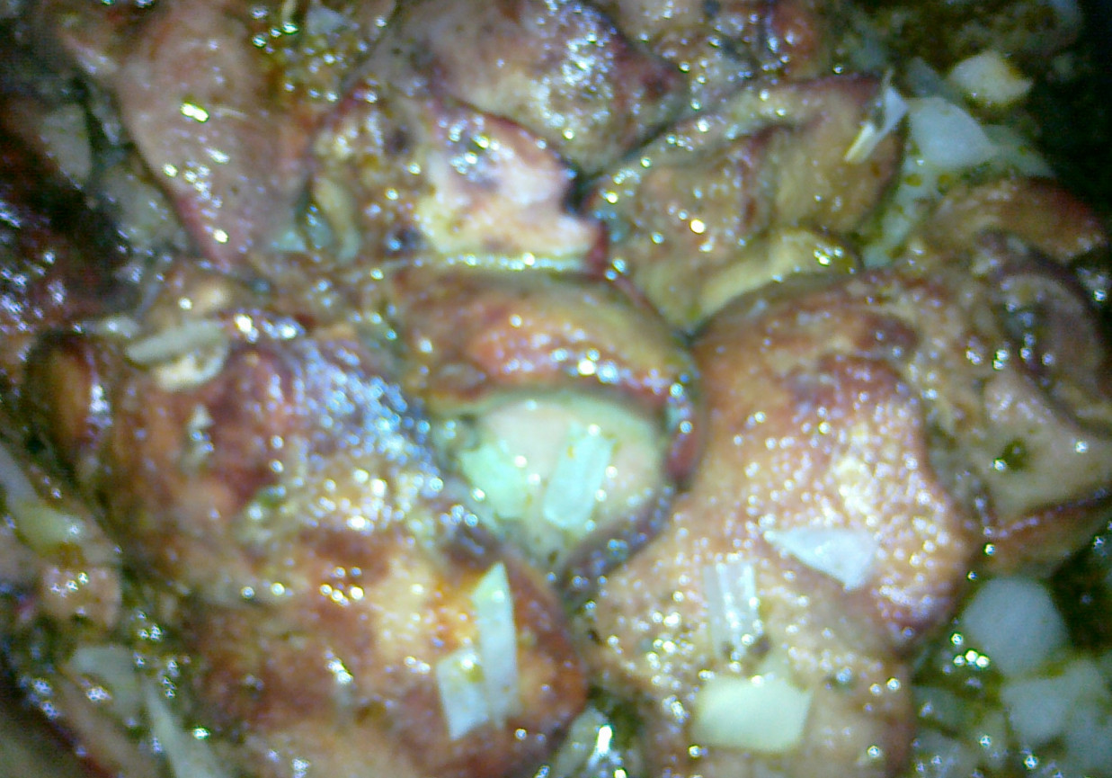 wątróbka smażona z majerankiem foto