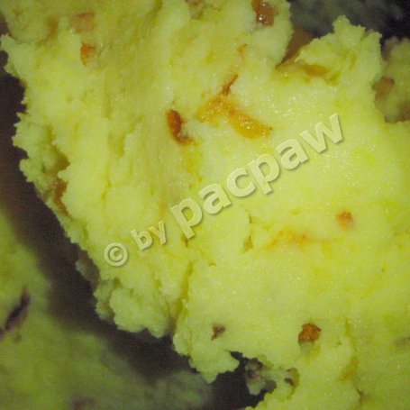 Krok 9 - Wątróbka wieprzowa w jabłkach podana z puree ziemniaczano-cebulowym foto