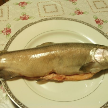 Krok 1 - wędzony pstrąg foto
