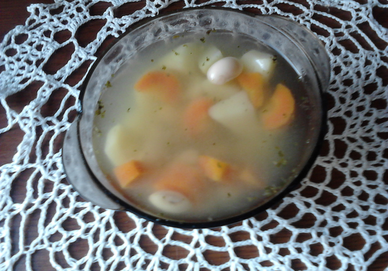 Wegańska zupa fasolowa foto