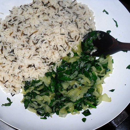 Krok 4 - Wegańskie danie z dzikim ryżem foto