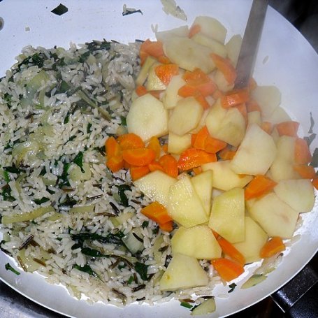 Krok 5 - Wegańskie danie z dzikim ryżem foto