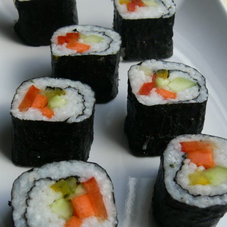 Krok 4 - Wega?skie ?agodne sushi foto
