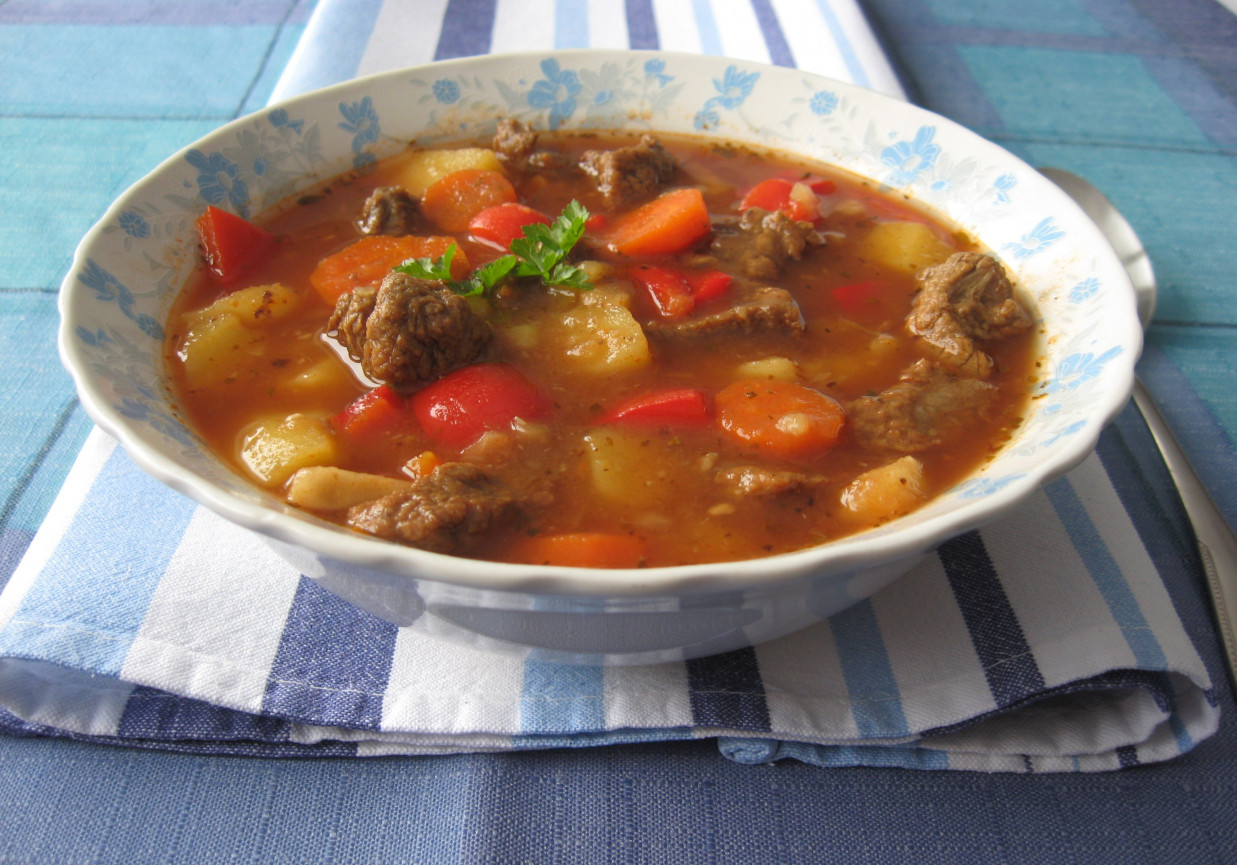 Węgierska zupa gulaszowa foto