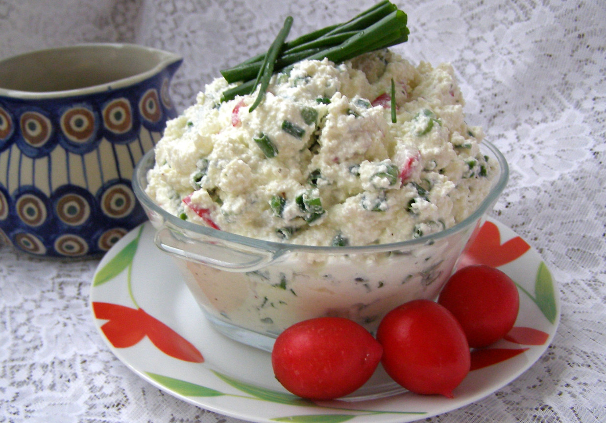wiejski twarożek z jogurtem greckim.... DoradcaSmaku.pl