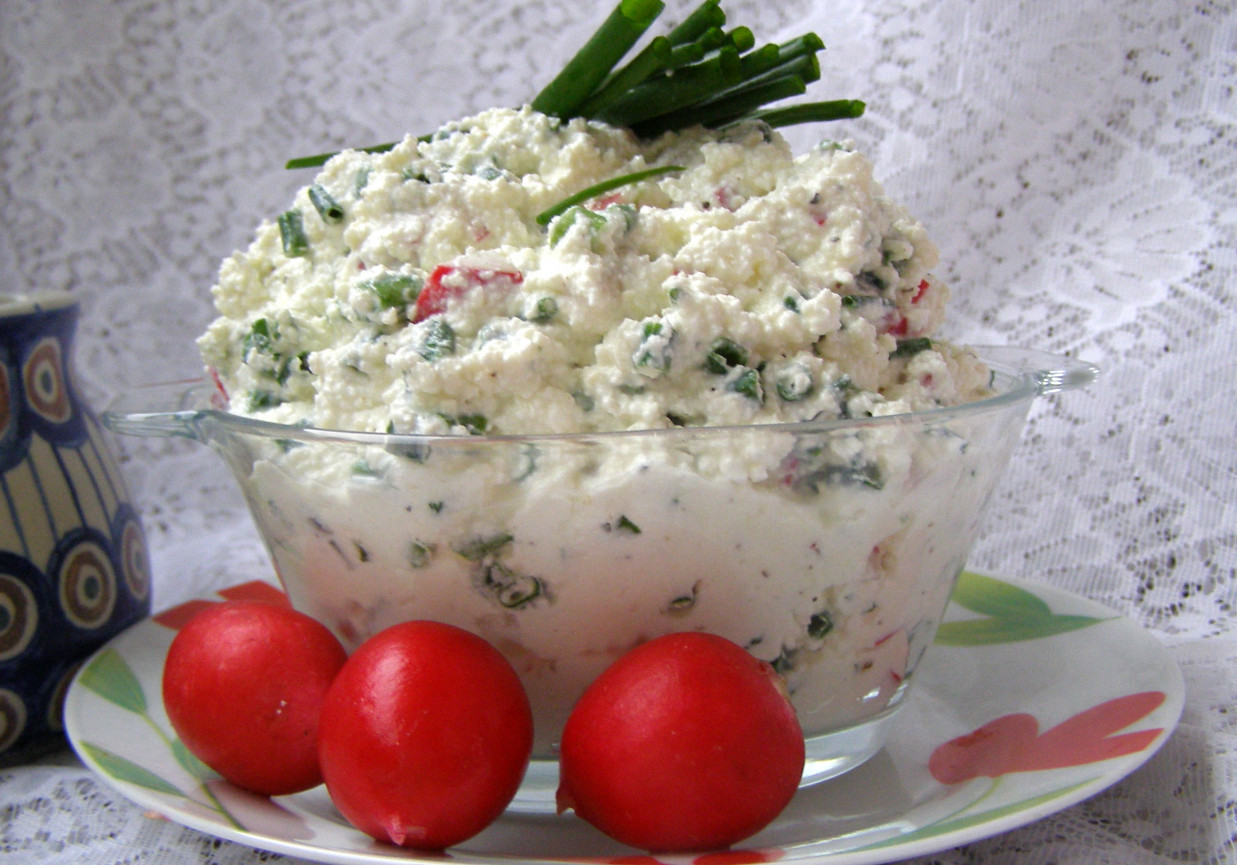 wiejski twarożek z jogurtem greckim.... DoradcaSmaku.pl