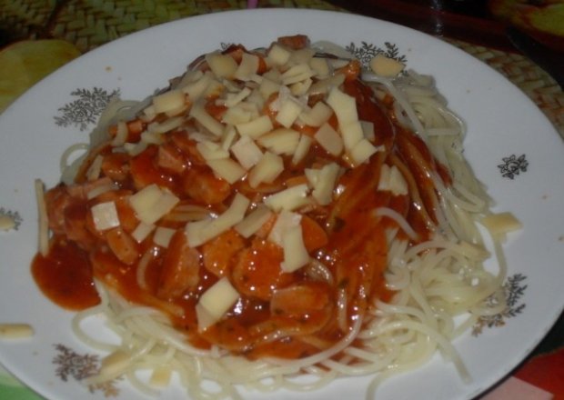Fotografia przedstawiająca Wiejskie spaghetti