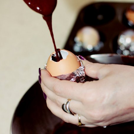 Krok 6 - Wielkanoc- czekoladowe jajeczka foto