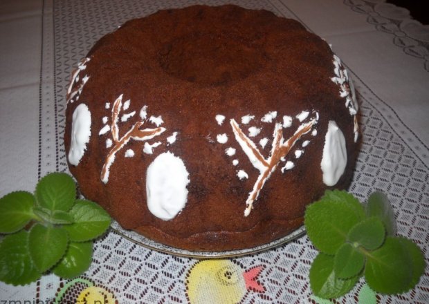 Fotografia przedstawiająca Wielkanocna BABA czekoladowa