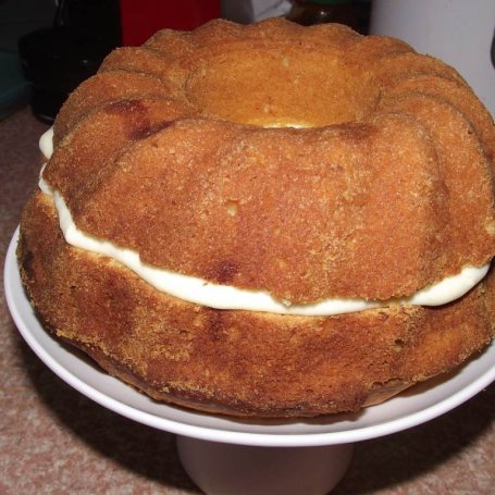 Krok 12 - Wielkanocna cytrynowa babka z kremem foto