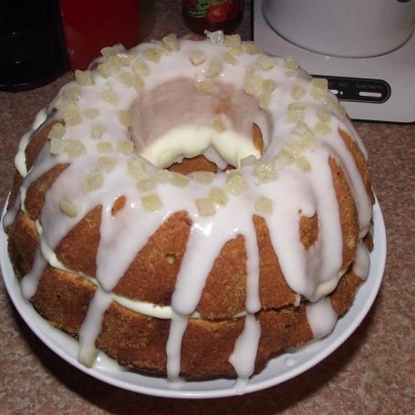 Krok 14 - Wielkanocna cytrynowa babka z kremem foto