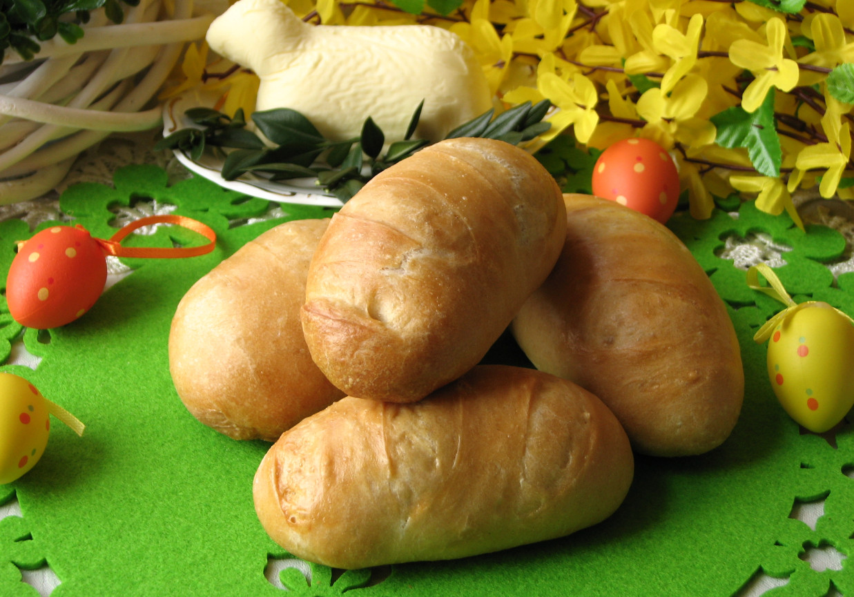 Wielkanocne chlebki do święconki foto