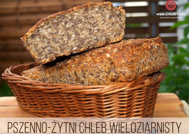 Fotografia przedstawiająca Wieloziarnisty chleb pszenno-żytni