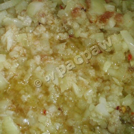 Krok 6 - Wieprzowe smarowidło cebulowe z nutą chili foto