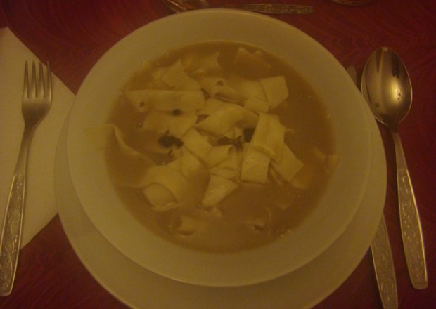 Fotografia przedstawiająca Wigilijna zupa pieczarkowa