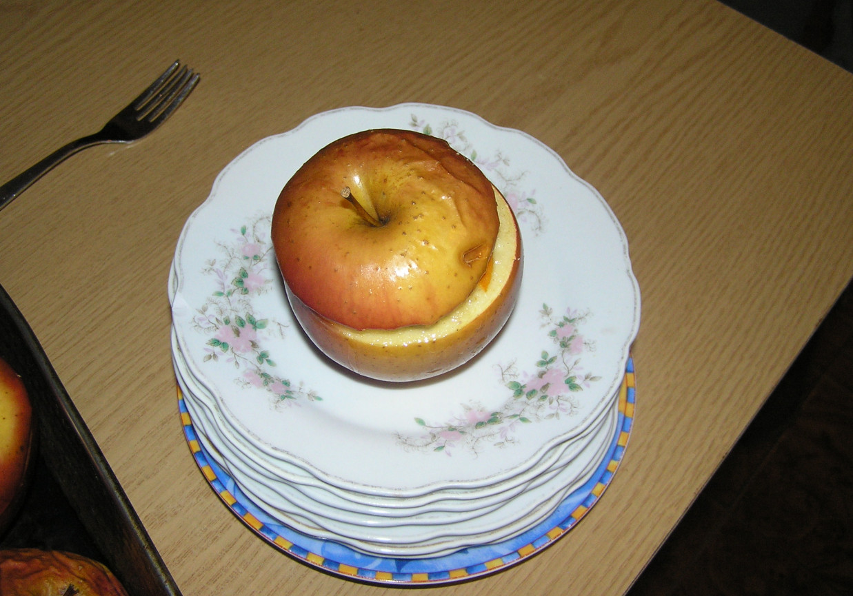 Wigilijne jabłka nadziewane foto