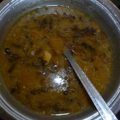 Krok 6 - Wigilijny sos z suszonych grzybów foto