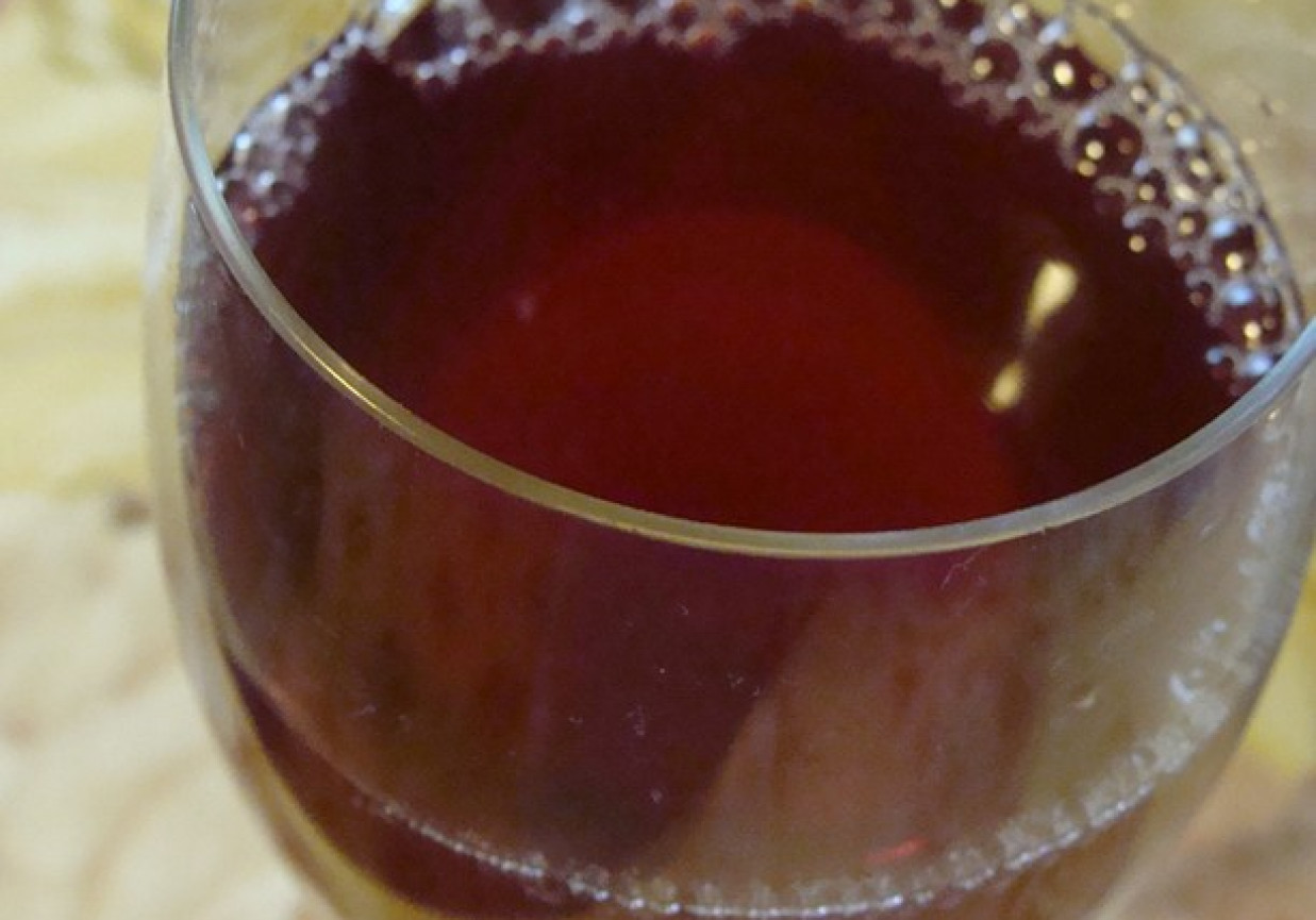 Wino grzane z wanilią foto