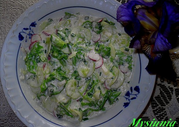 Fotografia przedstawiająca Wiosenna sałatka do obiadu