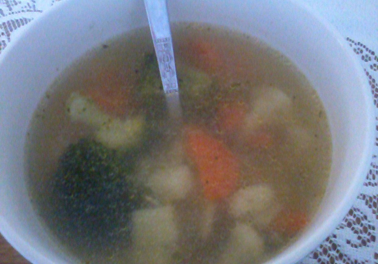 Wiosenna zupa jarzynowa foto