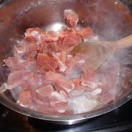 Krok 2 - Wiosenne spaghetti z szynką foto