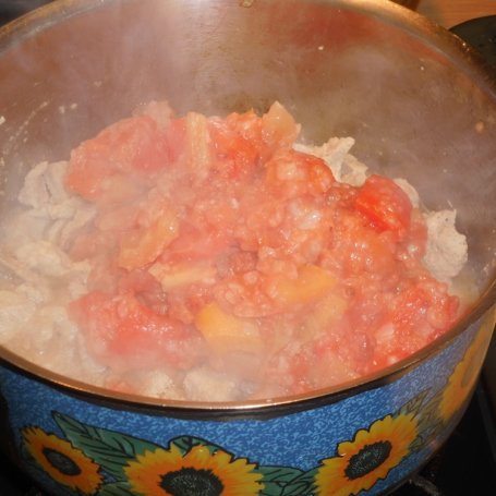 Krok 4 - Wiosenne spaghetti z szynką foto
