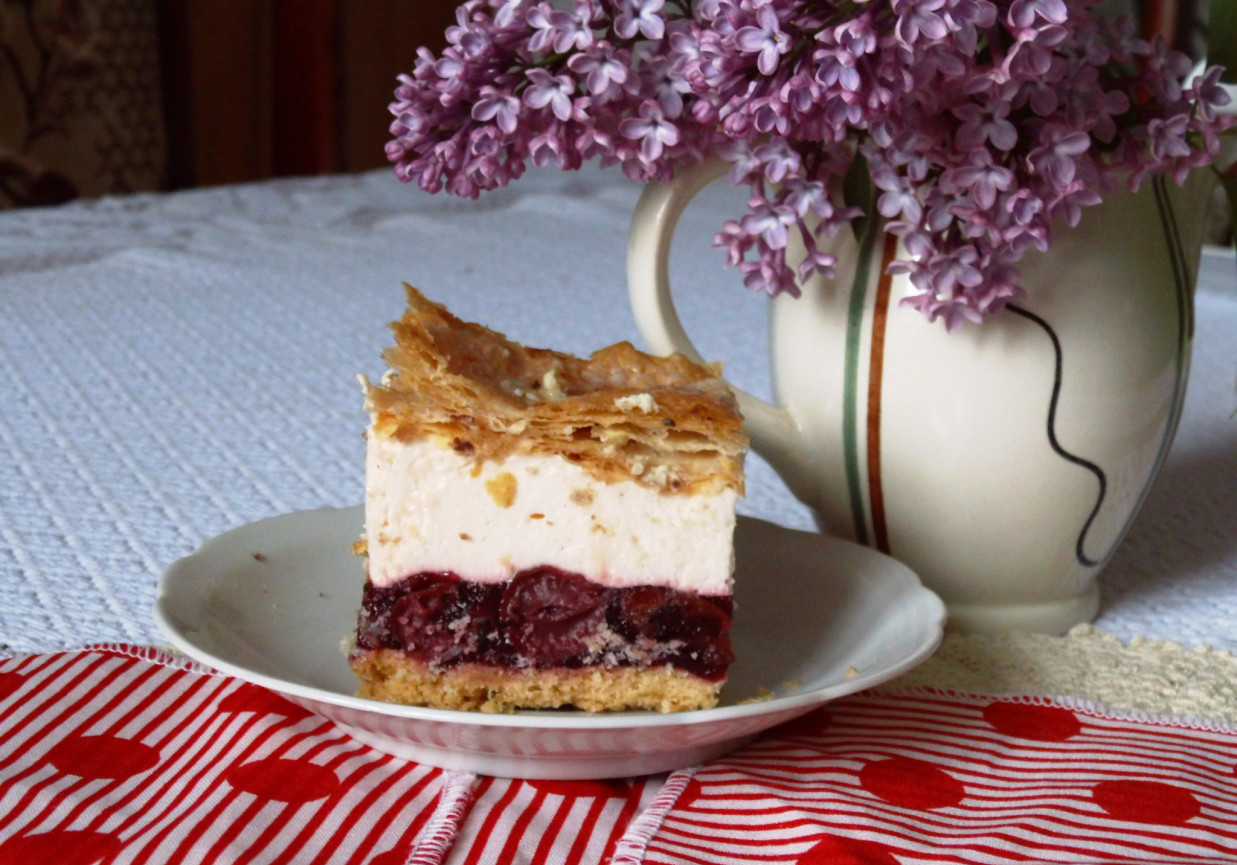 Wiśniowa pianka foto