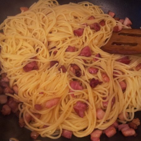 Krok 3 - włoska carbonara foto
