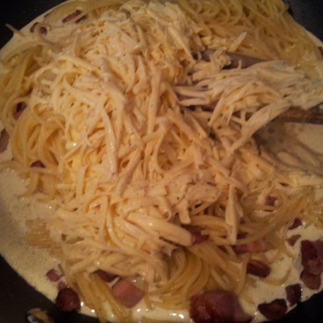 Krok 4 - włoska carbonara foto