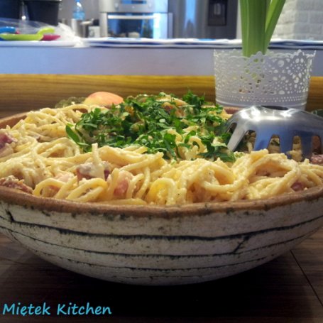 Krok 5 - włoska carbonara foto