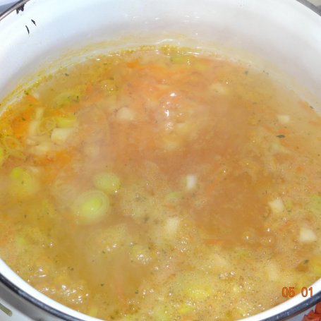 Krok 6 - Włoska zupa z kurczakiem foto