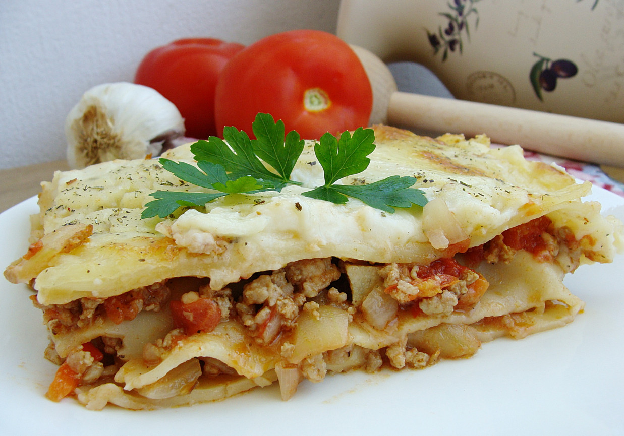 Włoski przekładaniec-czyli lasagne w polskim stylu foto