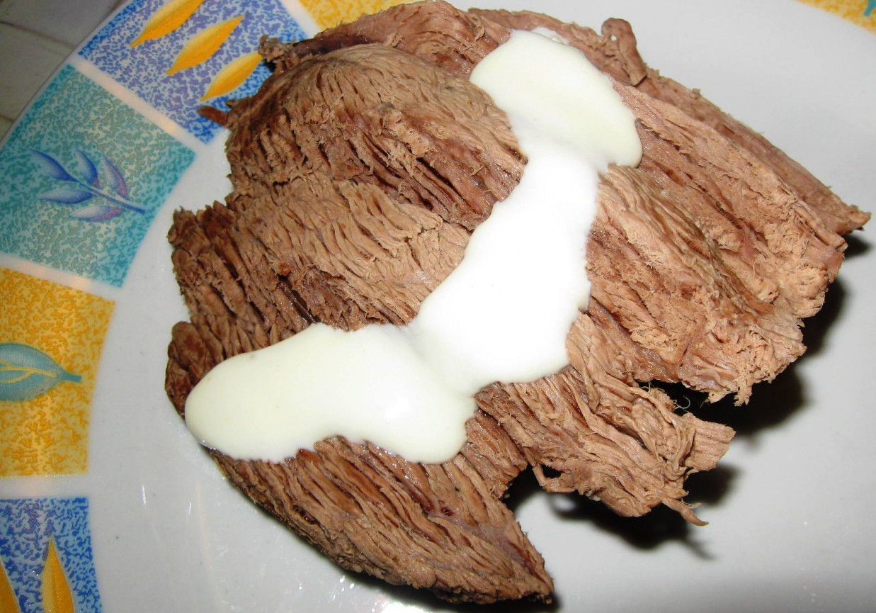 Wołowina w sosie jogurtowym (Dukanowa) foto