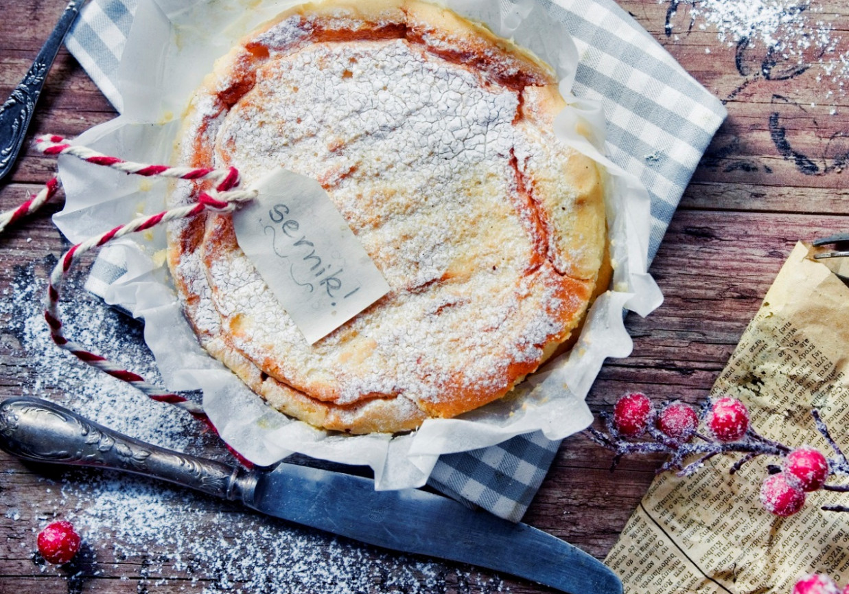 Wyjątkowe okazje: Rustykalny Sernik z rodzynkami .*. foto