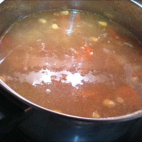 Krok 4 - Wyrazista i gęsta zupa krem z kukurydzy foto