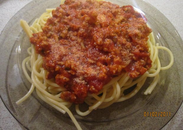 Fotografia przedstawiająca Wyśmienite spagetti