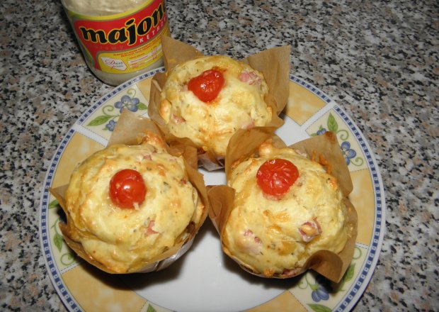 Fotografia przedstawiająca Wytrawne muffinki z majonezem