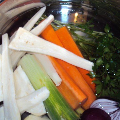 Krok 1 - Wywar warzywny- baza do zup foto