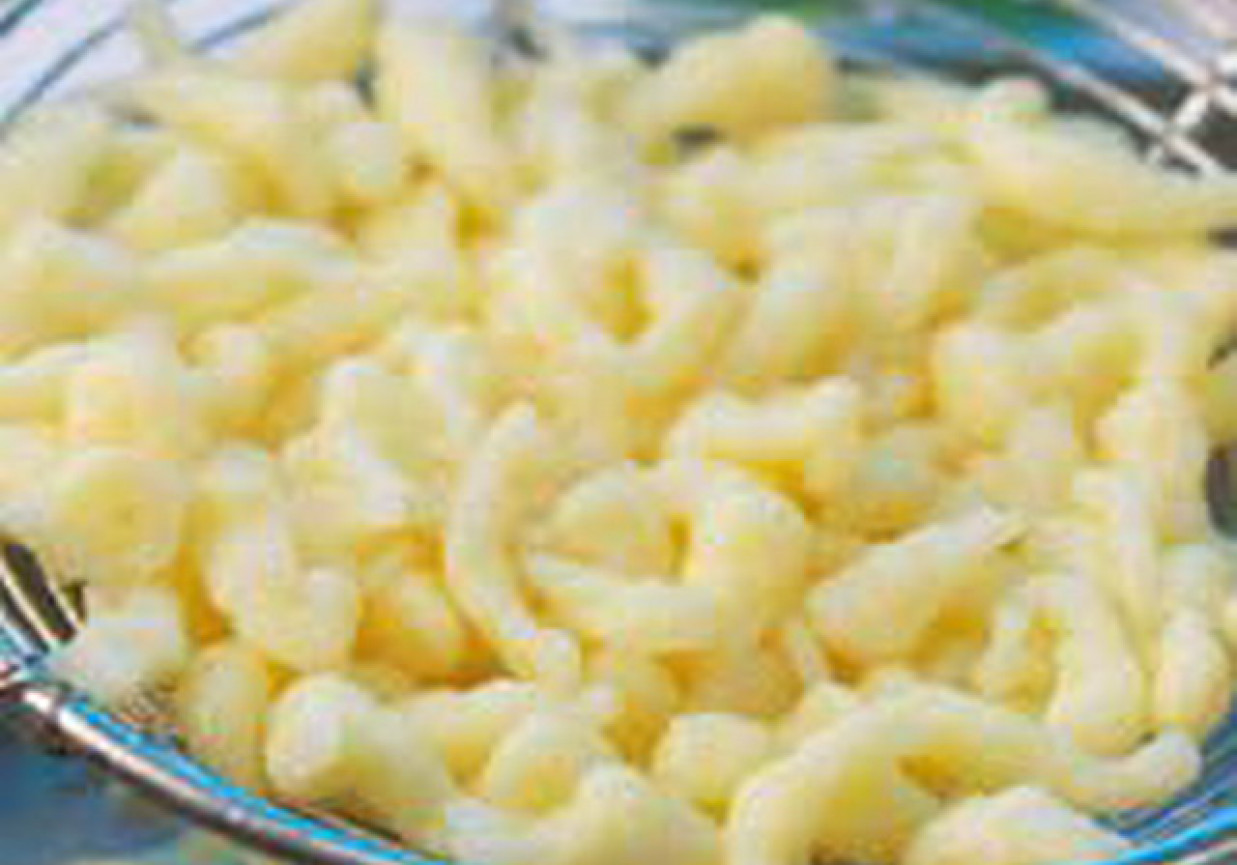 zacierka tarta lub siekana foto