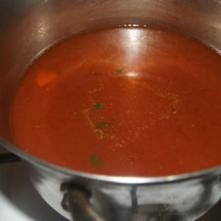 Krok 3 - ,,Zapasowa,, pomidorówka z kaszą jaglaną foto