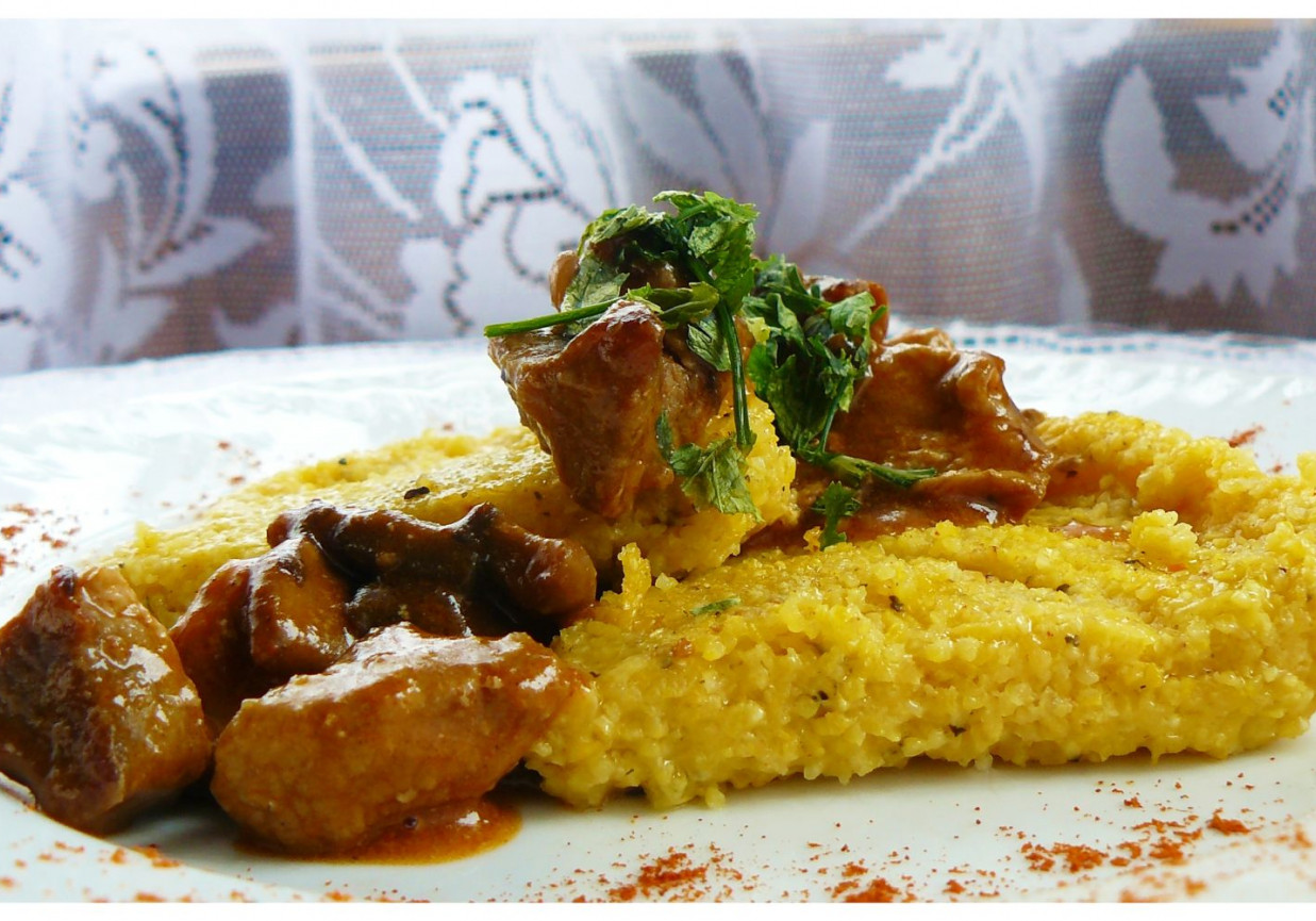" Zapiekana polenta " foto