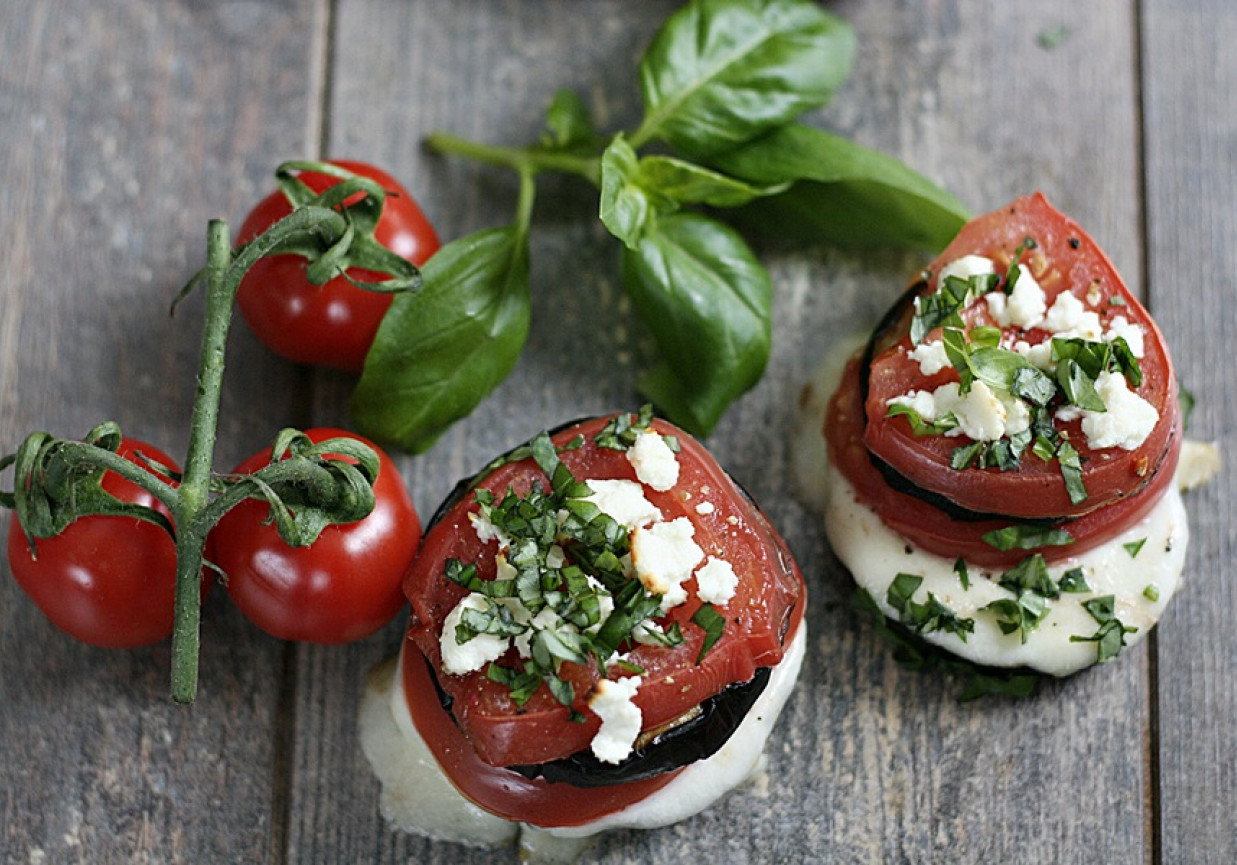 Zapiekana Salatka Caprese Z Baklazanem Doradcasmaku Pl