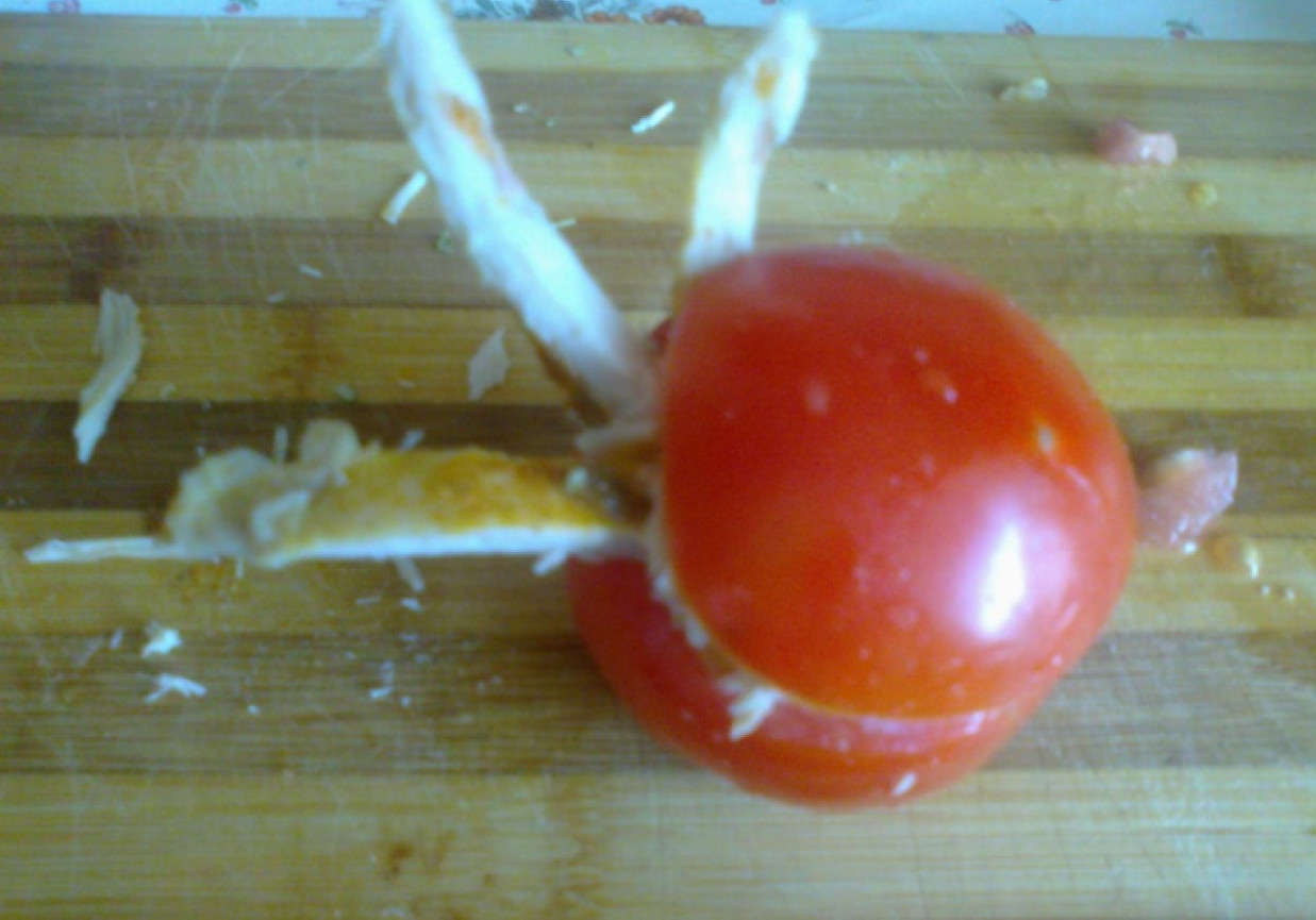 Zapiekane pomidorki foto