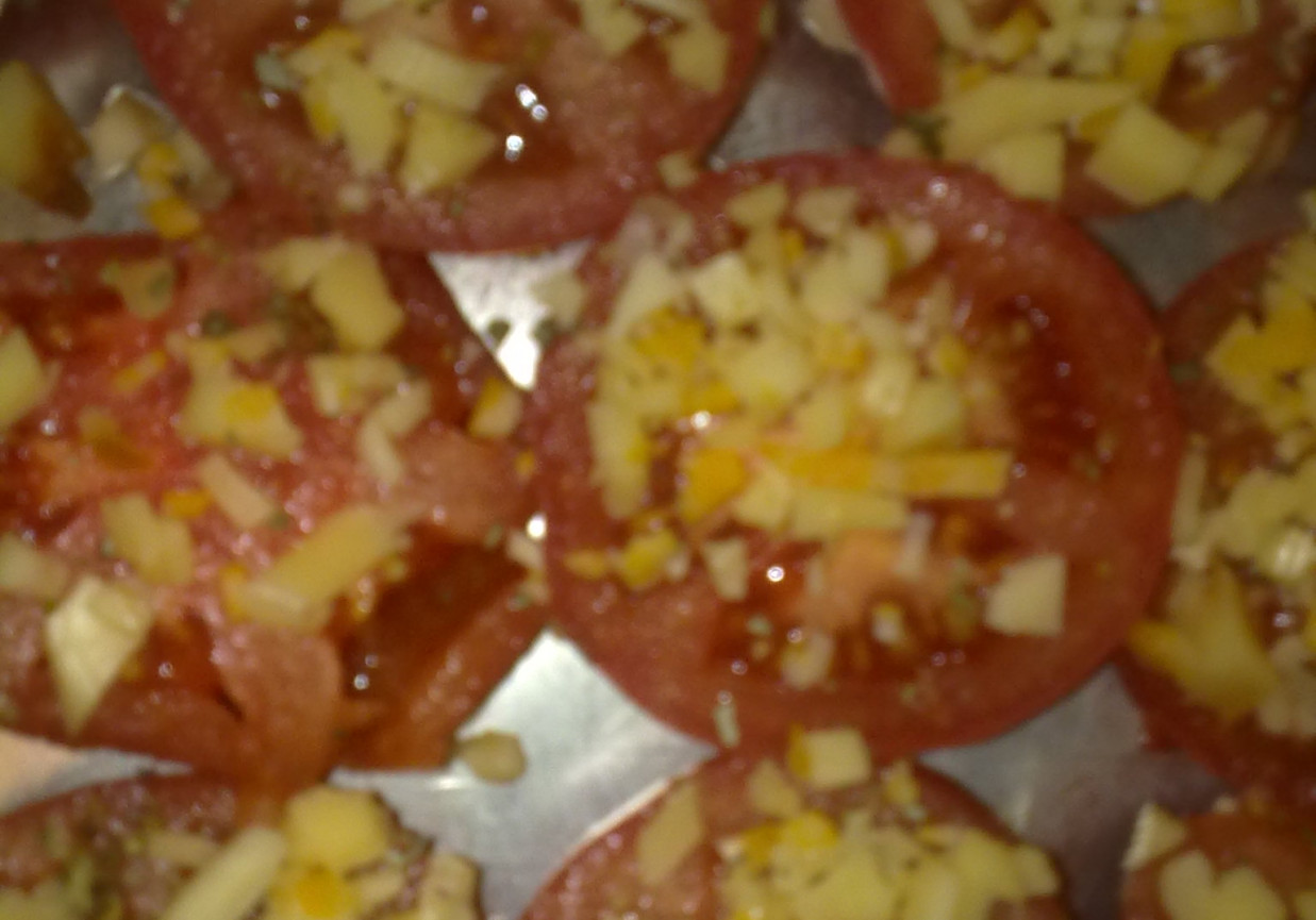 Zapiekane pomidory foto