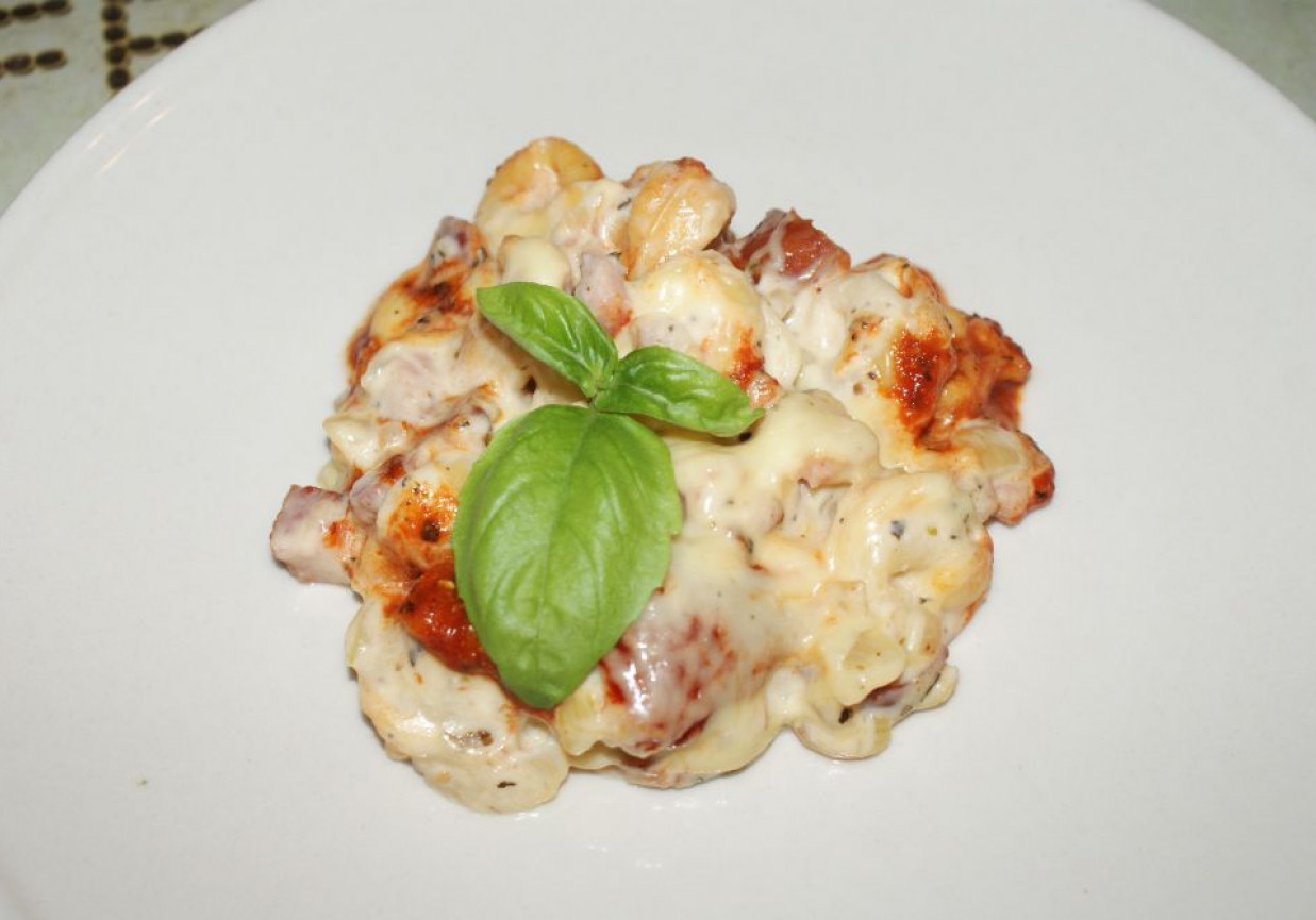 Zapiekane tortellini foto