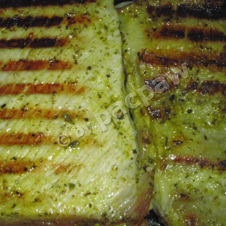 Krok 6 - Zapiekane żeberka grillowane podane z sosem BBQ foto