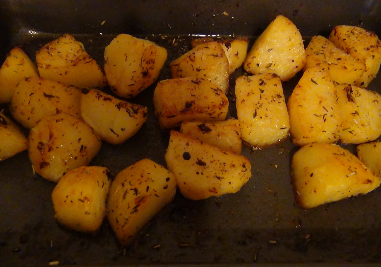 Zapiekane ziemniaki cytrynowe foto