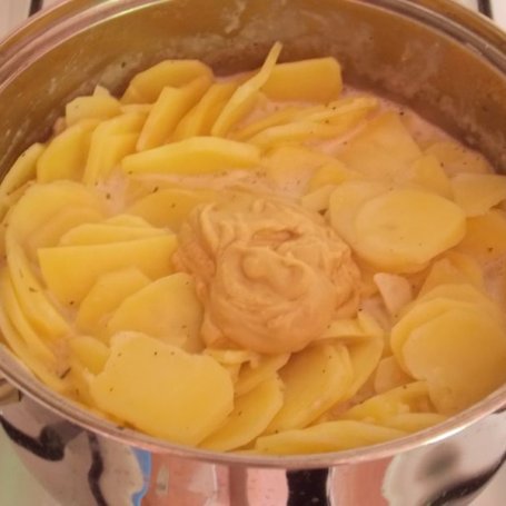 Krok 5 - Zapiekane ziemniaki w sosie musztardowym foto