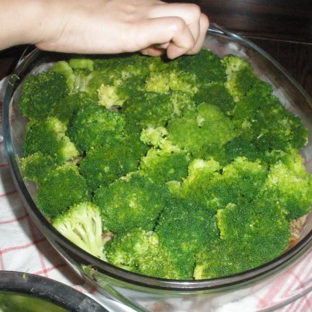 Krok 6 - Zapiekanka brokułowa z mięsem mielonym foto